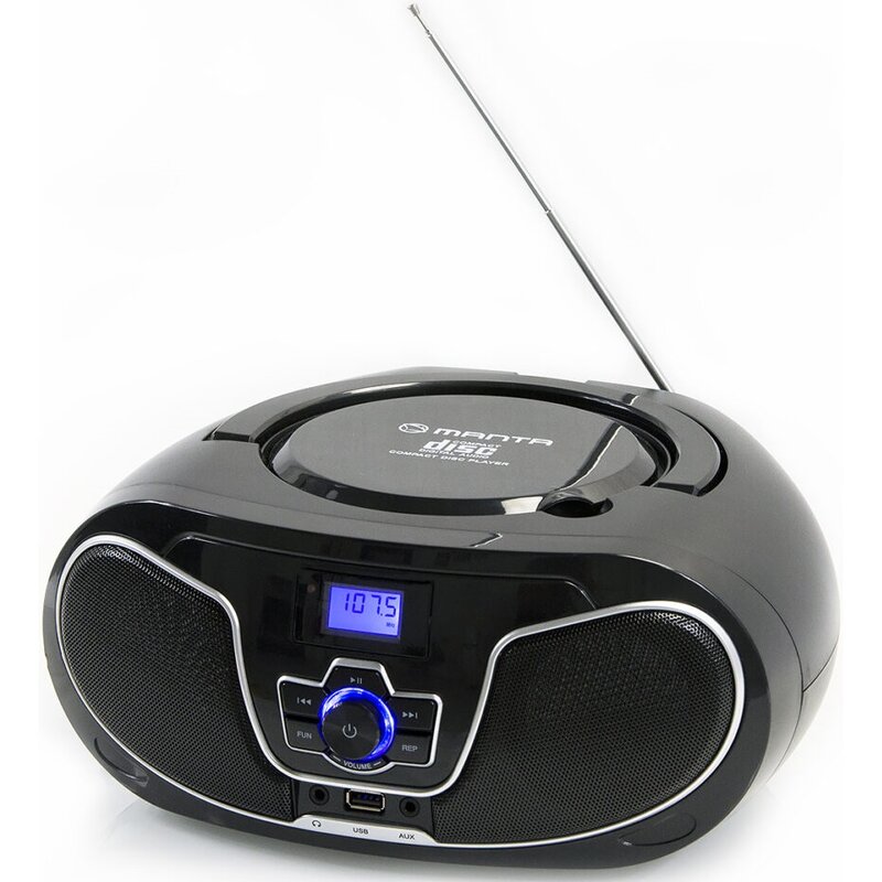Manta BBX007 BOOMBOX Bluetooth Czarny