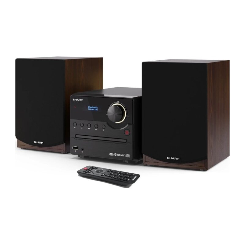 Sharp XL-B517D 15W Bluetooth Radio FM, DAB+ Czarny