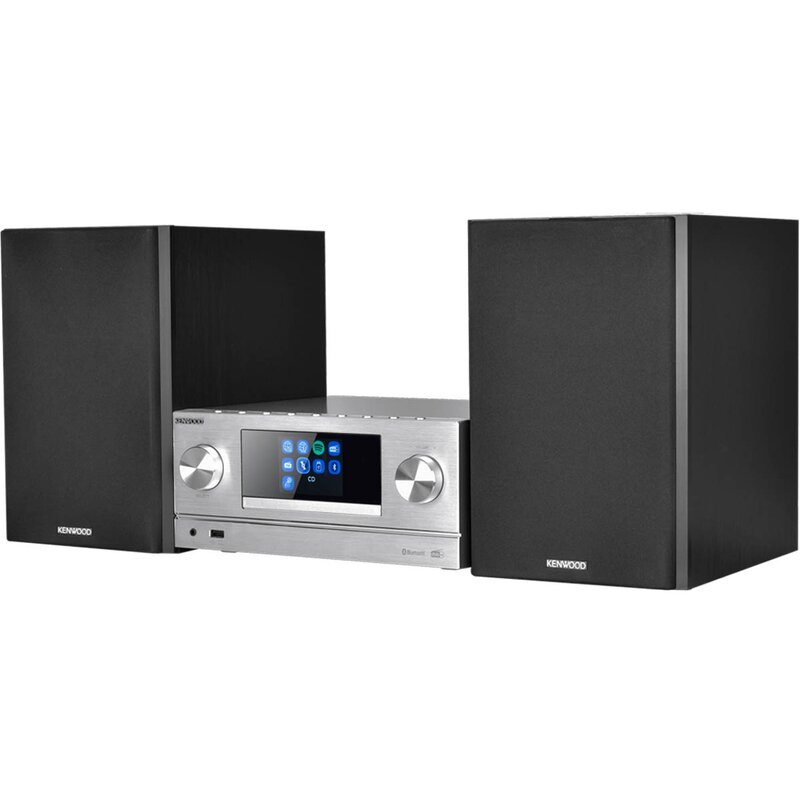 Kenwood M-9000S-S 100W Wi-Fi Bluetooth Radio FM, DAB+, Internetowe Srebrny