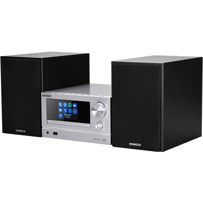 Kenwood M-7000S-S 60W Wi-Fi Bluetooth Radio FM, DAB+, Internetowe Srebrny