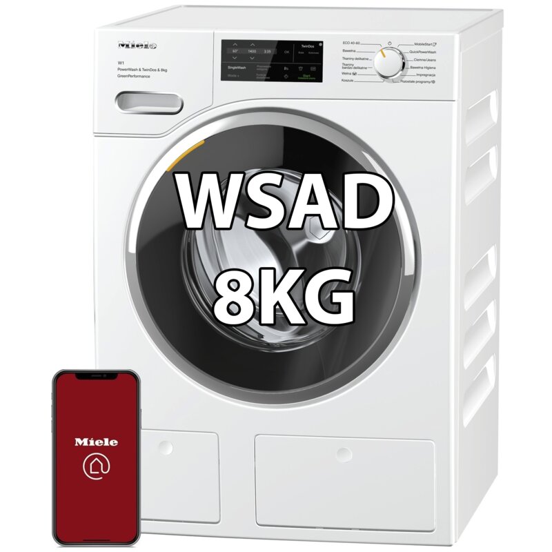 Miele WWH860 WCS 8kg 1400obr/min Zdalne sterowanie