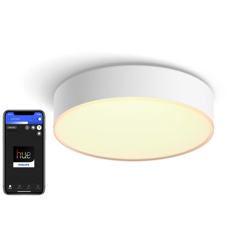 Inteligentna lampa sufitowa PHILIPS HUE Enrave S White Ambiance 915005996401 Bluetooth ZigBee LED Biały