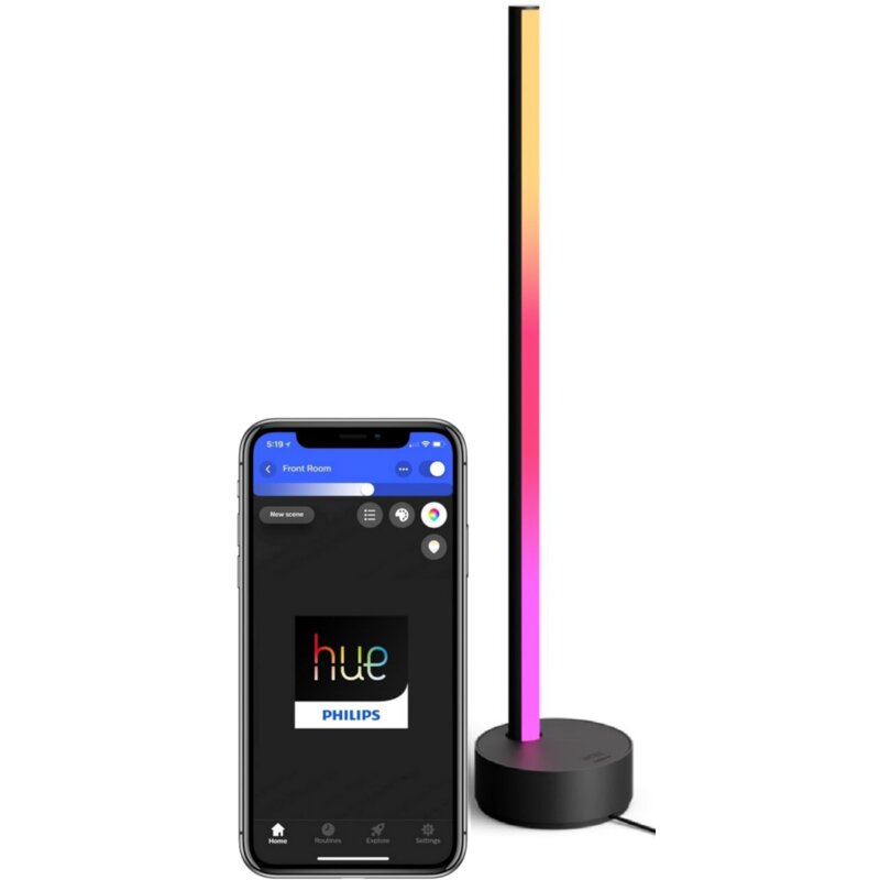 Inteligentna lampka biurkowa PHILIPS HUE Signe Gradient 915005987001 Bluetooth ZigBee RGB LED Czarny