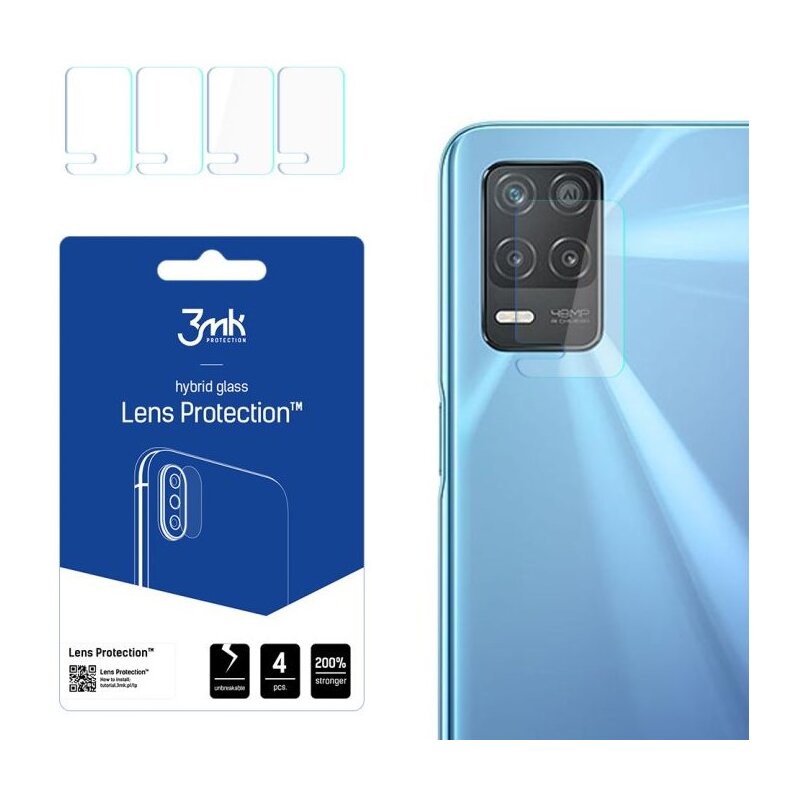 Szkło hybrydowe na obiektyw 3MK Lens Protection do Realme 8 5G