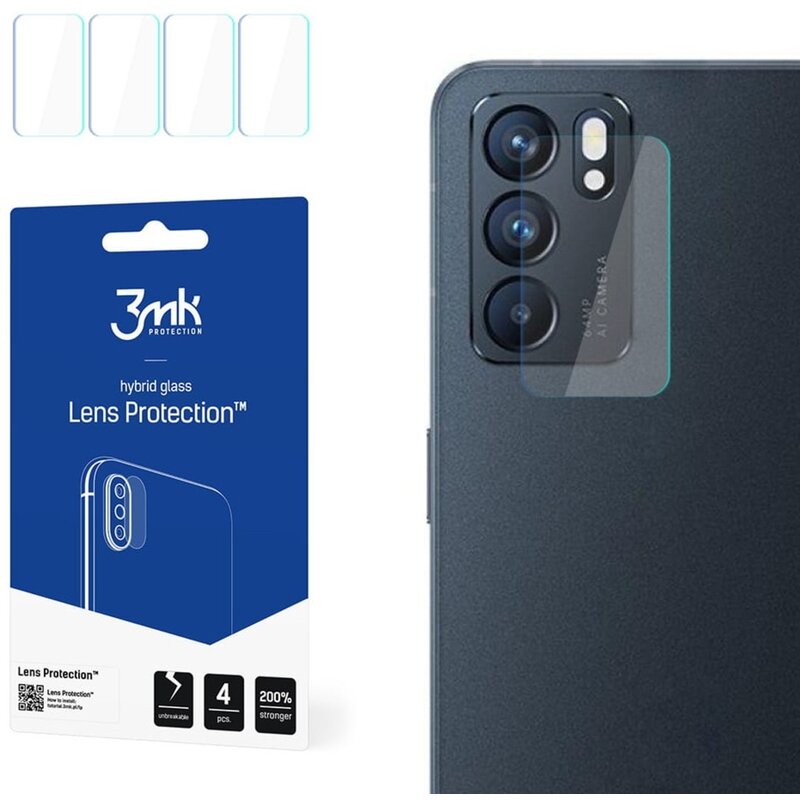 Nakładka na obiektyw 3MK Lens Protection do Oppo Reno 6 5G