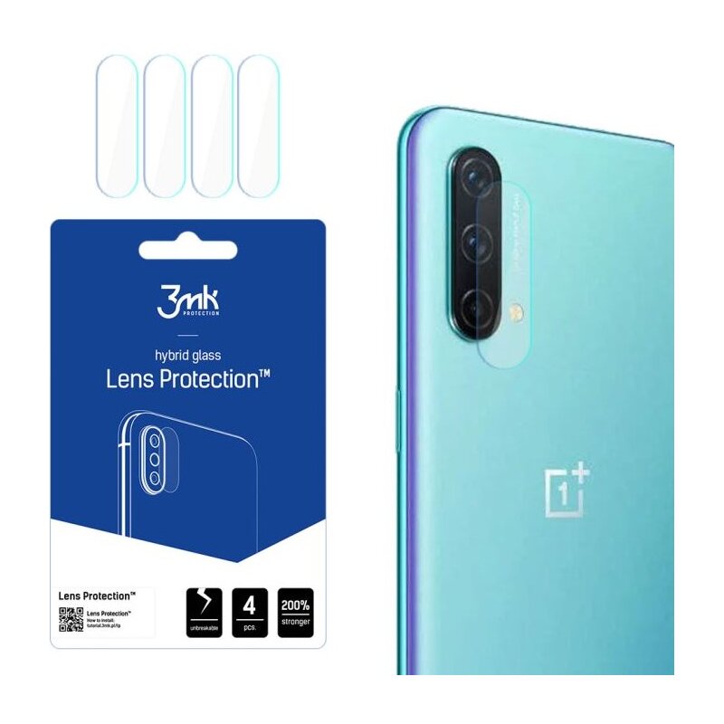 Szkło hybrydowe na obiektyw 3MK Lens Protection do OnePlus Nord CE 5G