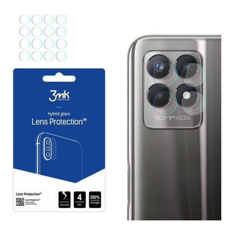 Szkło hybrydowe na obiektyw 3MK Lens Protection do Realme 8i