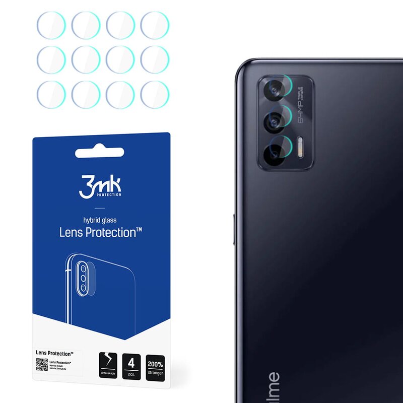 Szkło hybrydowe na obiektyw 3MK Lens Protection do Realme GT Neo 2 5G