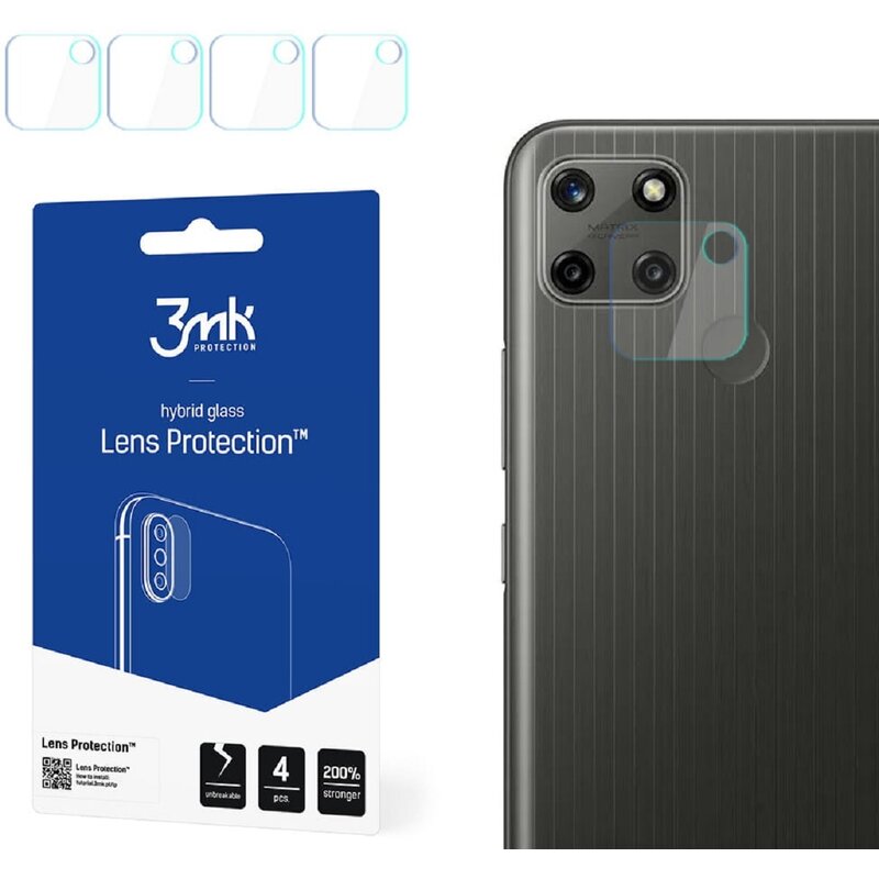 Szkło hybrydowe 3MK Lens Protection do Realme C25Y