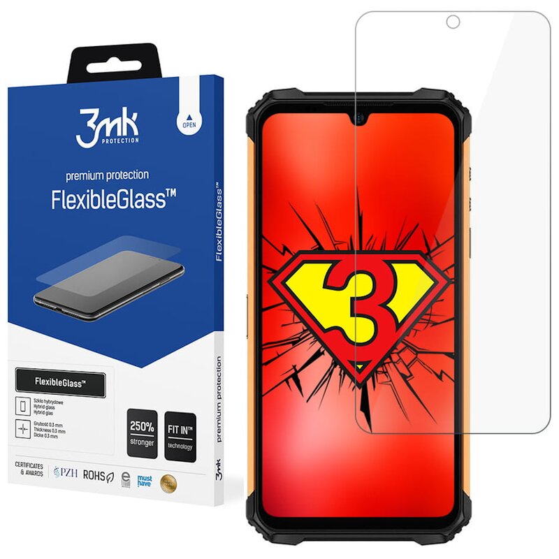 Szkło hybrydowe 3MK FlexibleGlass do Ulefone Armor 8 Pro
