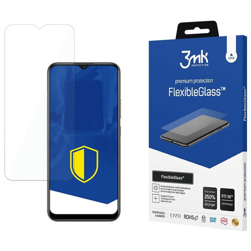 Szkło hybrydowe 3MK FlexibleGlass do Realme C25Y