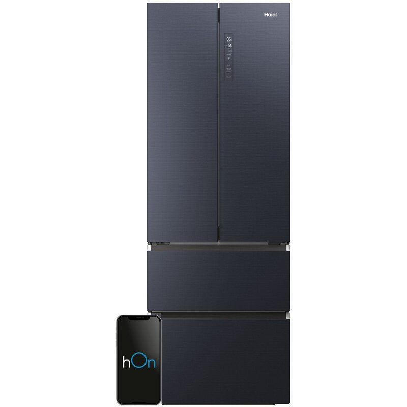 Lodówka HAIER HFW7720ENMB Side by Side No frost 200.6cm Czarna