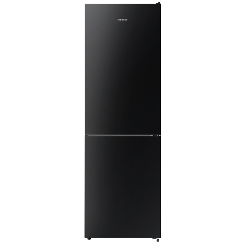 Lodówka HISENSE RB390N4GBE No frost 186cm Czarne szkło