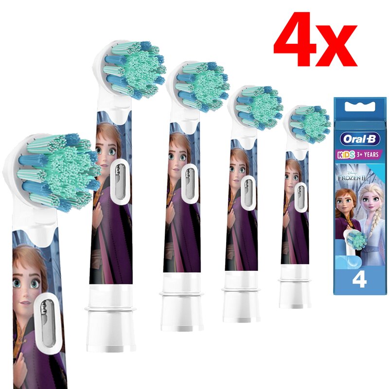 Oryginalna końcówka szczoteczki ORAL-B Kids Frozen EB10S-4 (4 szt.) (Idealna dla dzieci)