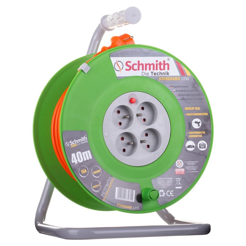 Przedłużacz SCHMITH SPSL-2-40 40 m Pomarańczowy