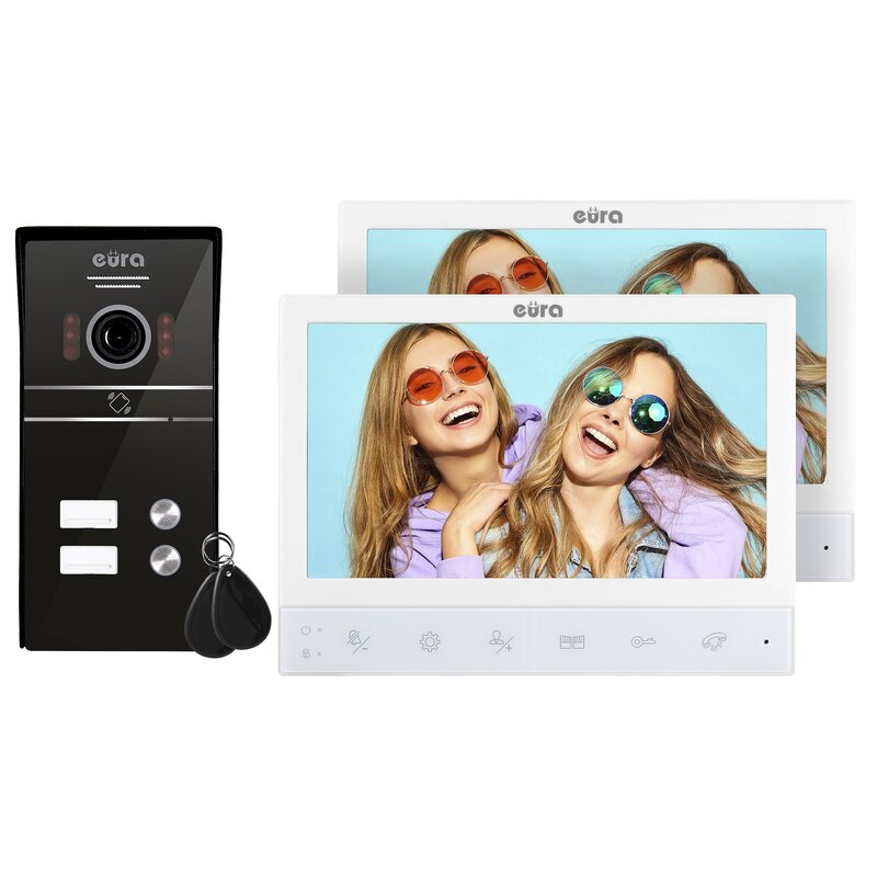 Wideodomofon EURA VDP-80C5 Biały