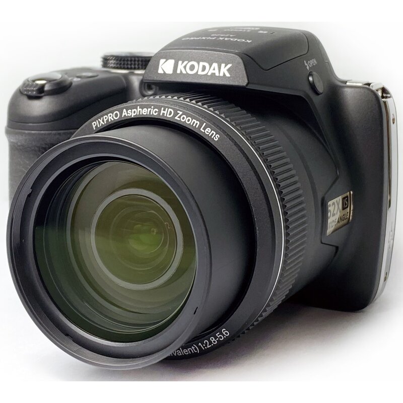 Aparat KODAK AZ528 Czarny, 16 Mpix, 52x zoom optyczny, Full HD