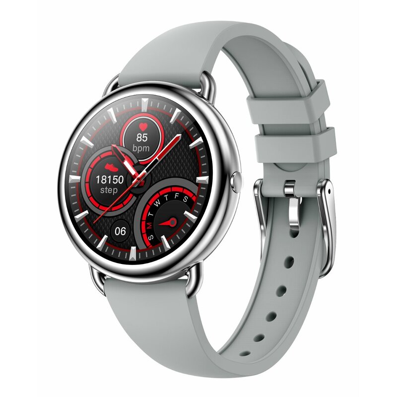 Smartwatch BEMI Cosmo Srebrny + 2 paski