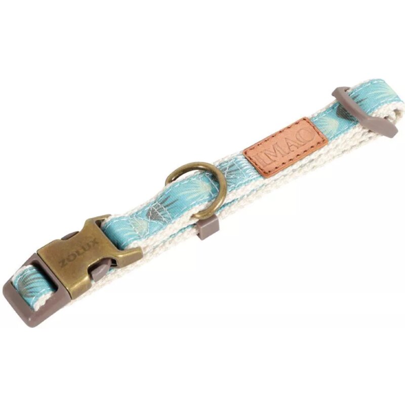 Obroża ZOLUX Imao Taiga 466784BLE M (36 - 51 cm) Niebieski