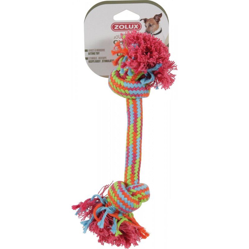 Szarpak dla psa ZOLUX Sznurowy 2 węzły 30 cm (1 szt.)