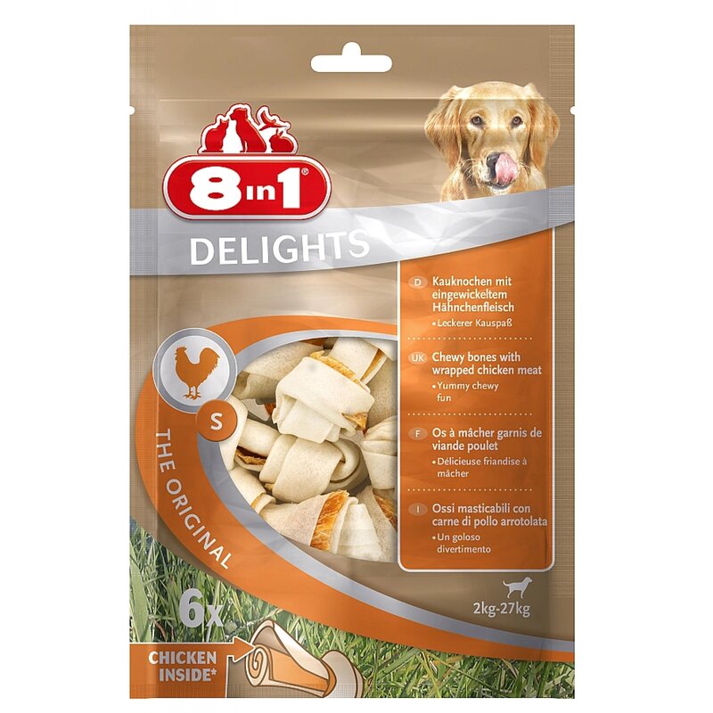 Przysmak dla psa 8IN1 Delights Bone S (6 szt.)