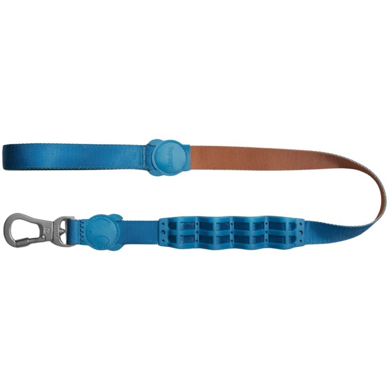 Smycz ZEE DOG Delta Ruff L (80 x 2.5 cm) Niebieski
