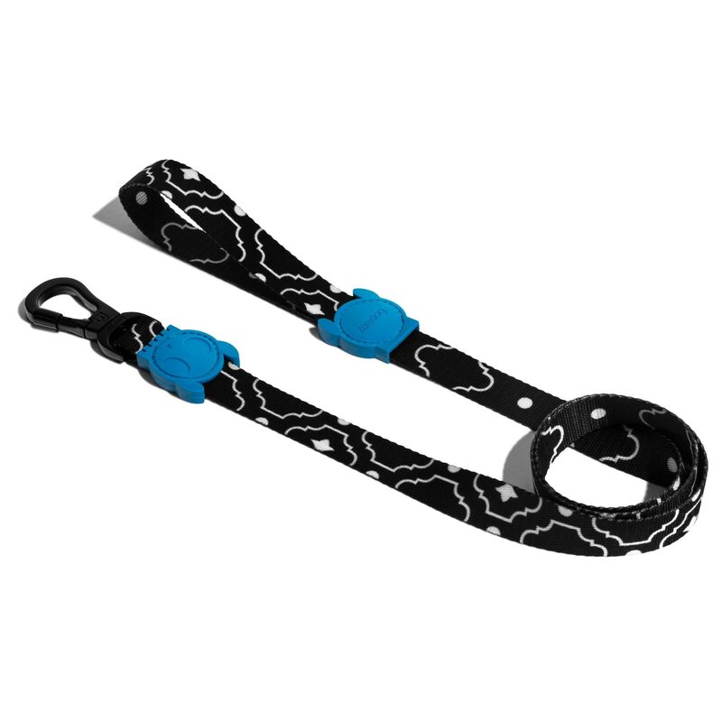 Smycz ZEE DOG Mahleb XS (120 x 1 cm) Biało-czarny