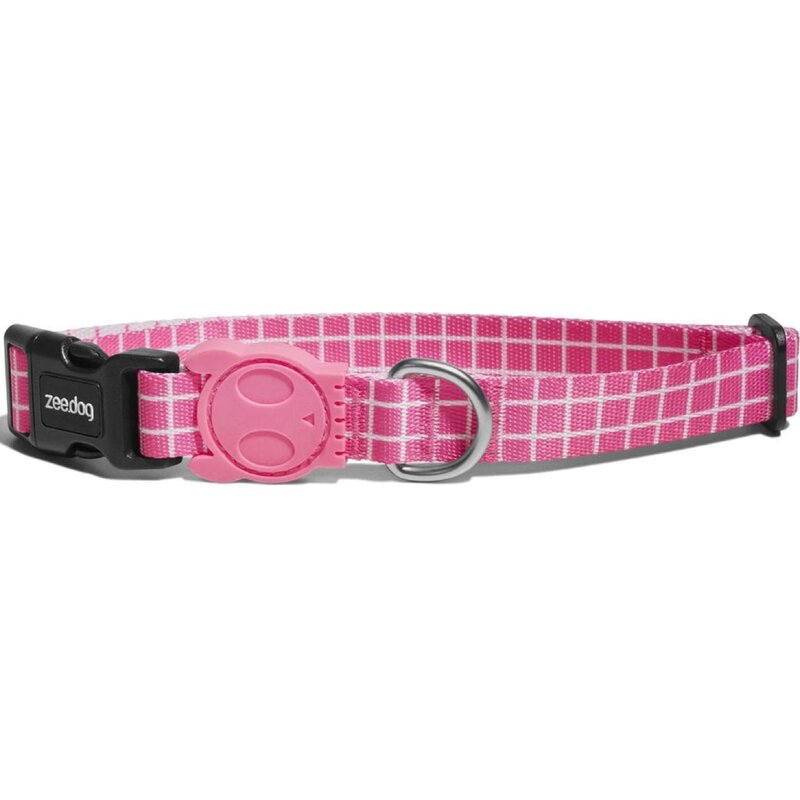 Obroża ZEE DOG Pink Wave M (37 - 53 cm) Różowy