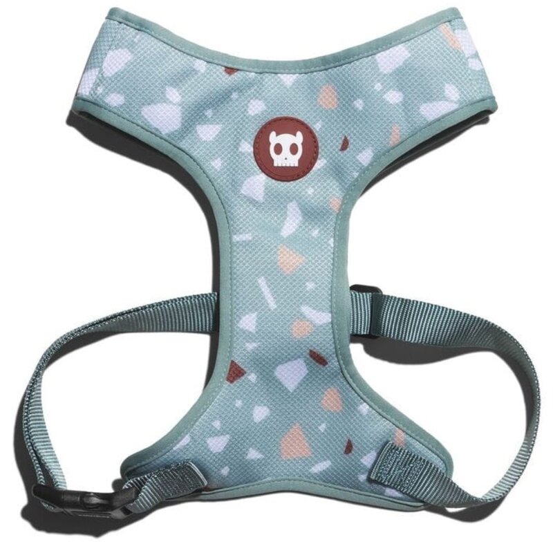Szelki dla psa ZEE DOG Terrazo Green Air Mesh L
