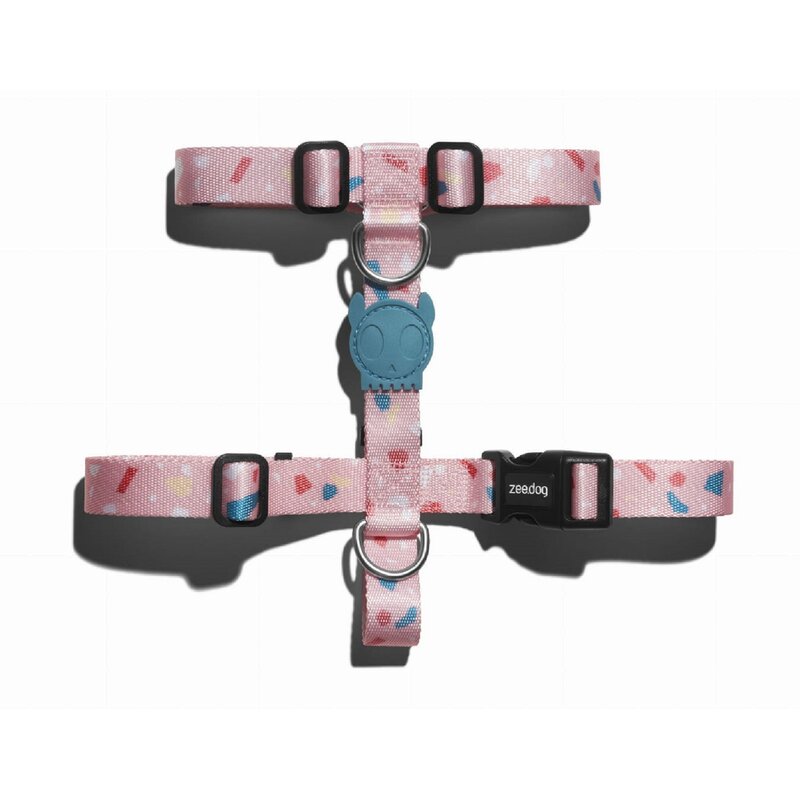 Szelki dla psa ZEE DOG Terrazo L Różowy