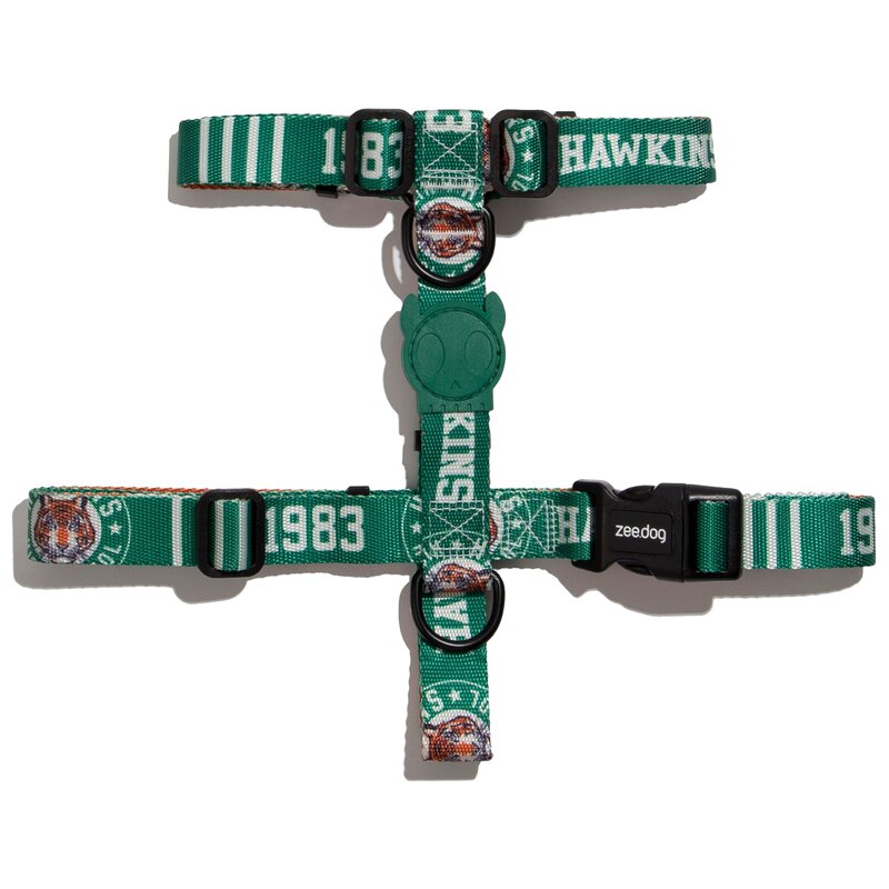 Szelki dla psa ZEE DOG Stranger Things L Zielony