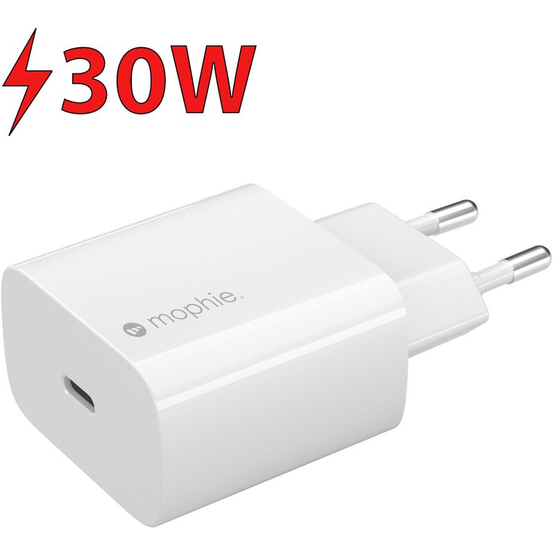 Ładowarka sieciowa MOPHIE GaN 30W Biały ładowarka do telefonu USB-C