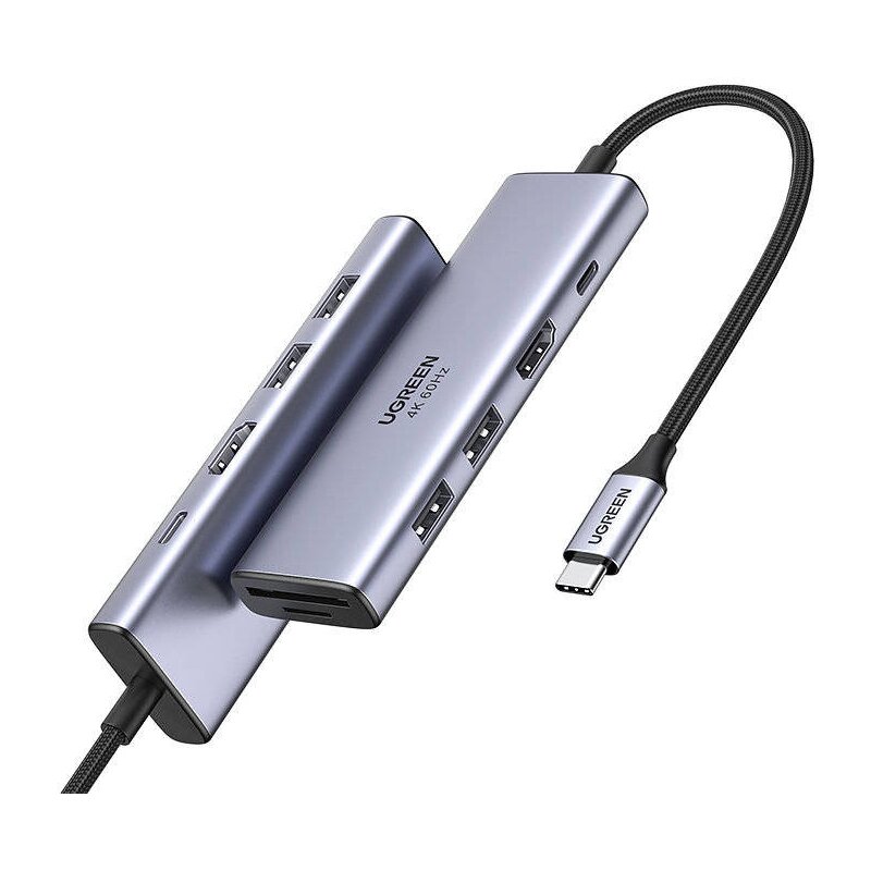 Hub UGREEN CM511 5w1 USB Typu C, Pasywny