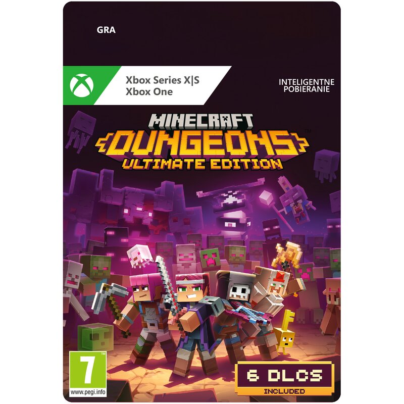 Kod aktywacyjny Minecraft: Dungeons - Ultimate Edition Gra XBOX ONE (Kompatybilna z Xbox Series X)
