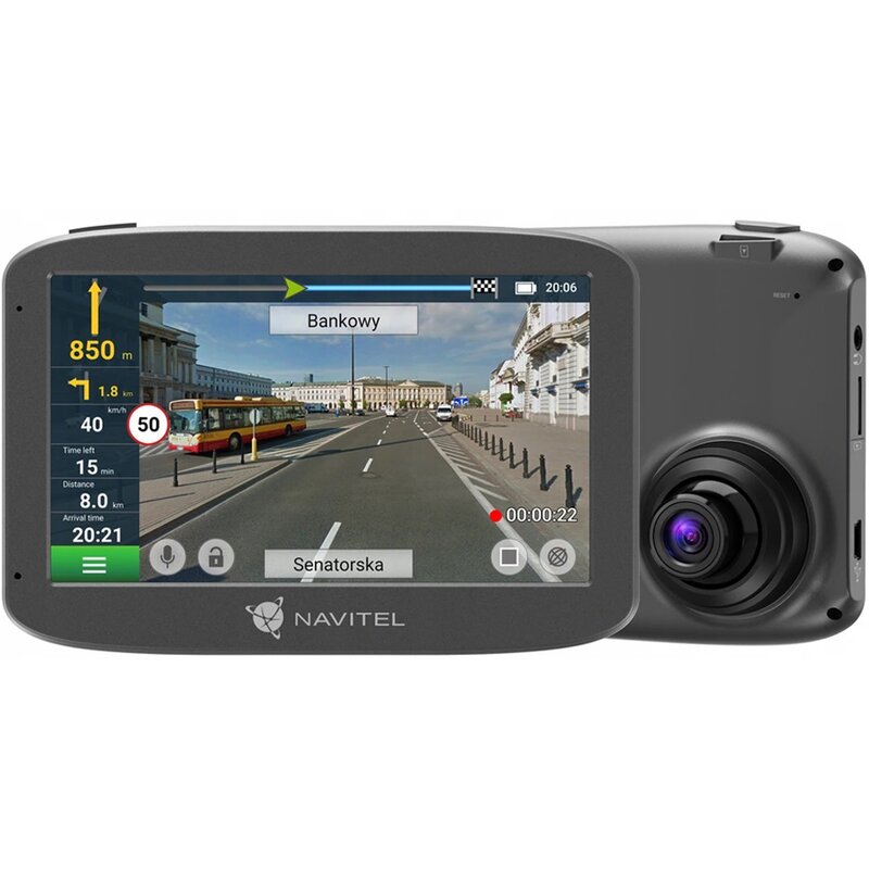 Nawigacja do samochodów i ciężarówek NAVITEL RE 5 Dual 5" Europa/Polska Wideorejetrator
