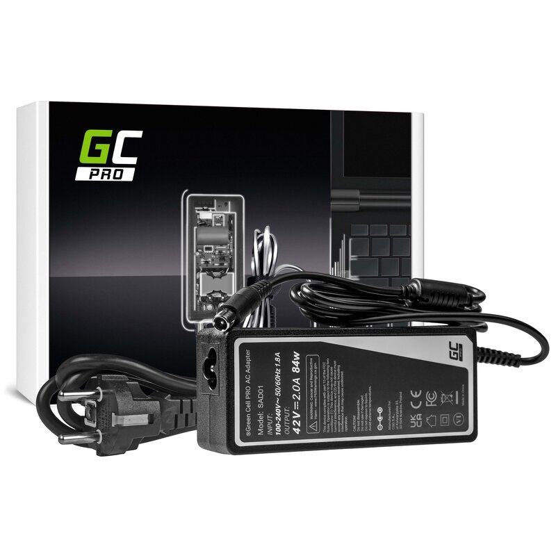 Ładowarka do hulajnogi elektrycznej GREENCELL SAD01