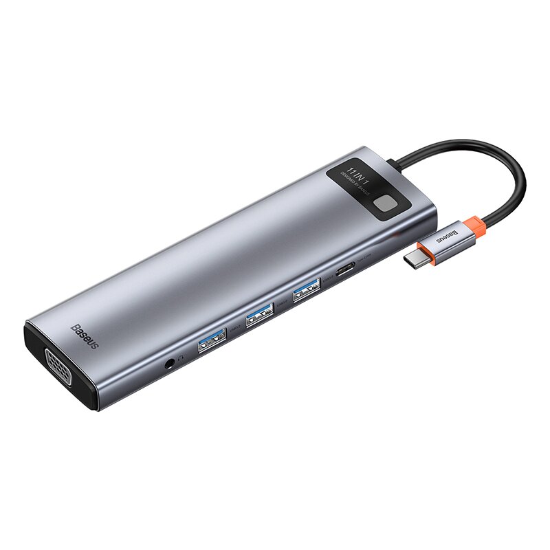 Hub BASEUS Metal Gleam CAHUB-CT0G USB Typu C, Pasywny
