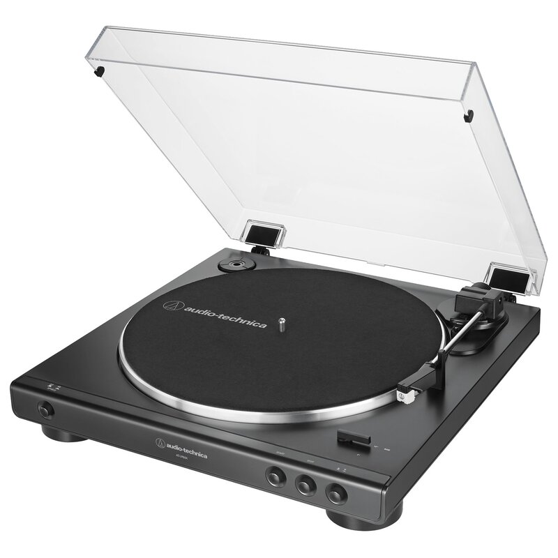 Audio-Technica AT-LP60X Automatyczny Napęd paskowy Przedwzmacniacz Czarny