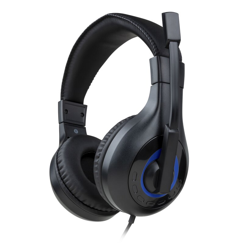 Słuchawki BIGBEN V.1 Nauszne Czarno-niebieski