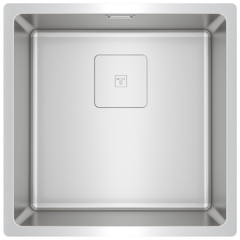 Zlewozmywak jednokomorowy TEKA Flexlinea RS15 40.40 M-XT 1B PureClean 115000053 Stal polerowana 44x44