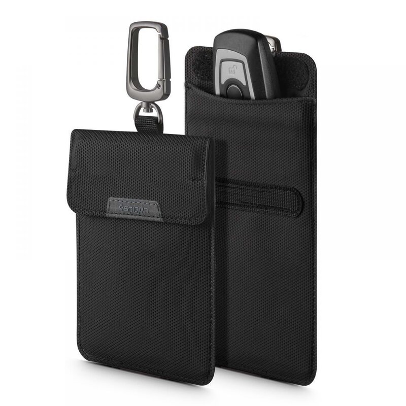 Etui z ochroną RFID na kluczyki SPIGEN Keyless RFID Signal Blocker Case Czarny