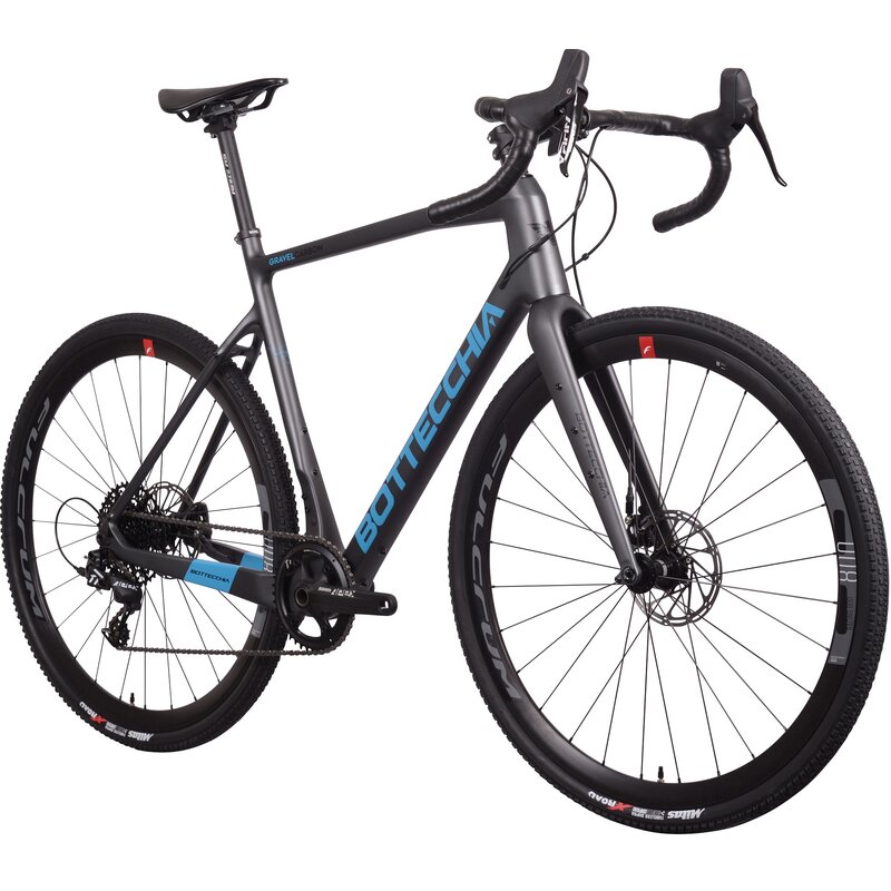 Rower gravel BOTTECCHIA Carbon M19 28 cali męski Antracytowy mat