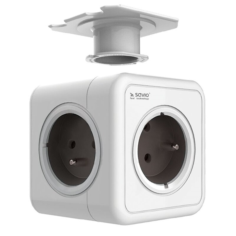 Savio Powercube PC-02 5 gniazd 1,5m Biały