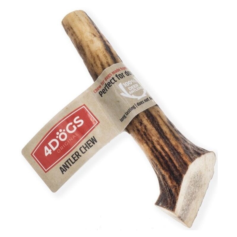 Gryzak dla psa 4DOGS Poroże jelenia Hard S (1 sztuka)