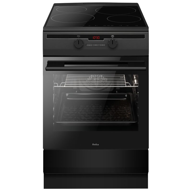 Kuchnia AMICA 58IET2.322HTAJ(BM) Termoobieg, Powerbooster