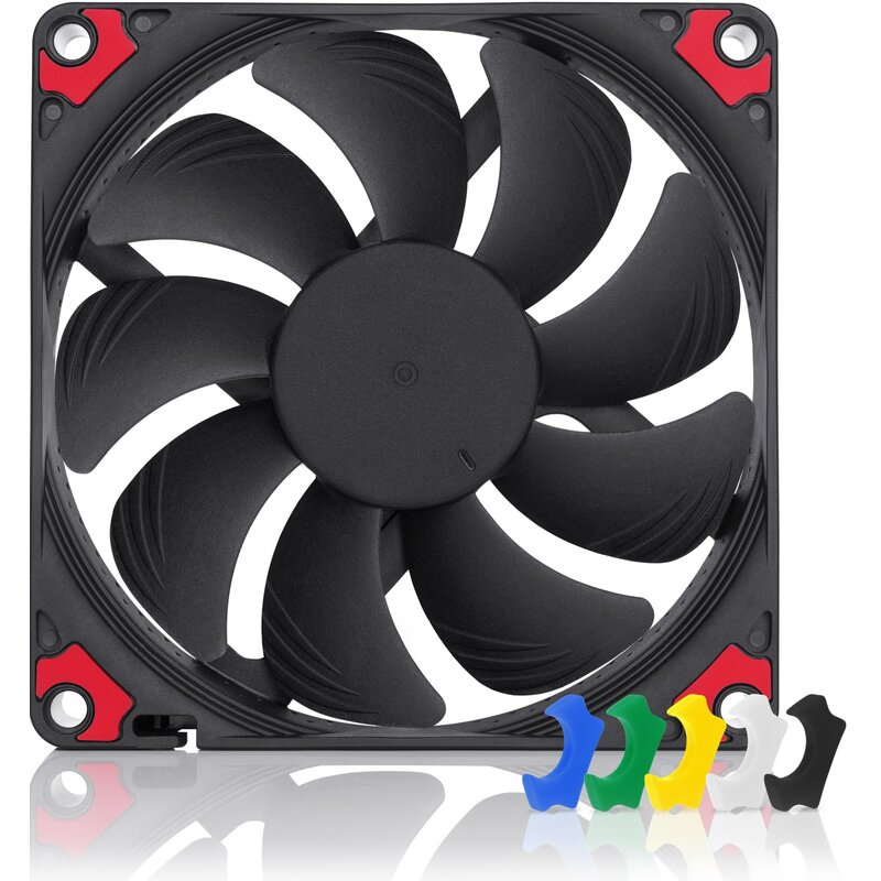 Went. NOCTUA 92mm 300-2200 RPM Low Profile CHROMAX