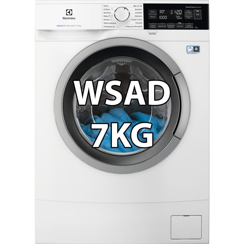 Pralka ELECTROLUX MEWN6S327UX SensiCare 600 7kg 1200 obr