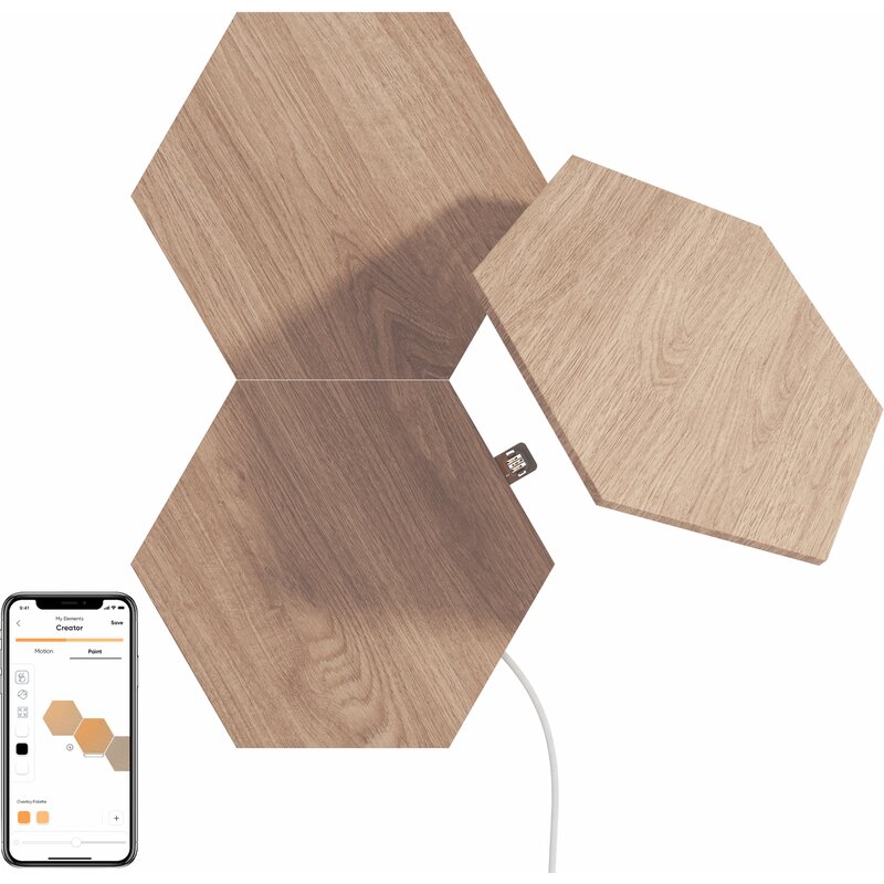 Panele świetlne NANOLEAF Elements Hexagons Expansion Pack (3 sztuki)