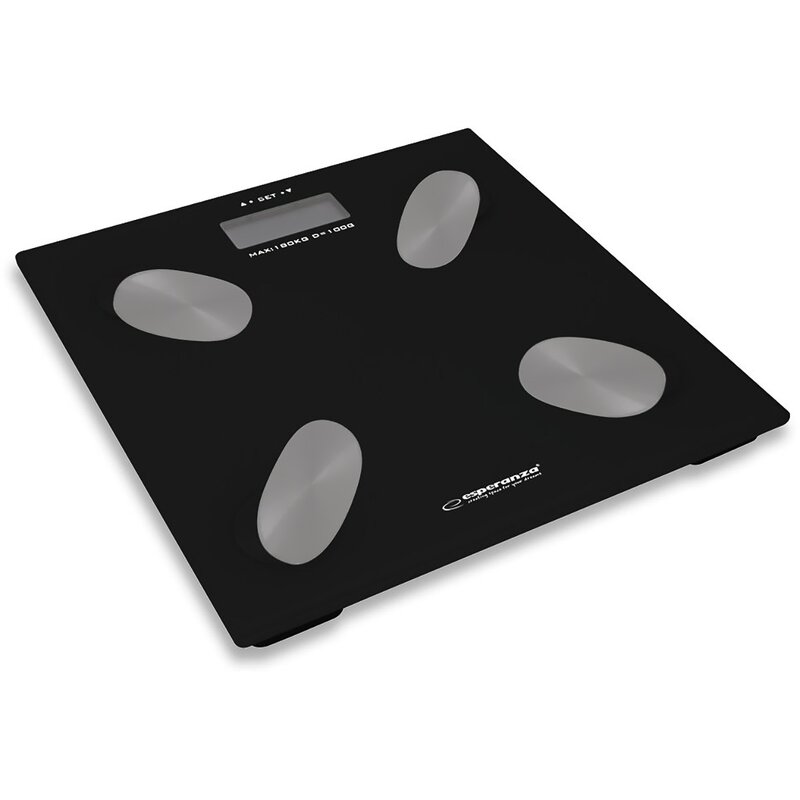 ESPERANZA WAGA ŁAZIENKOWA CHA-CHA CZARNA EBS022K