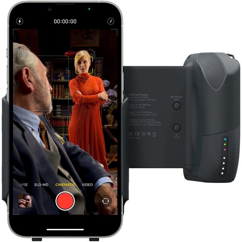 Uchwyt selfie SHIFTCAM ProGrip Starter Kit 3200mAh MagSafe Czarny